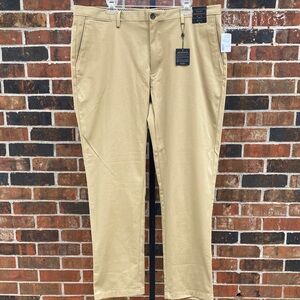 Jos A Bank khaki Pants Reserve Tailored Fit 40 x 30 NWTs Flat Front Tailored Fit